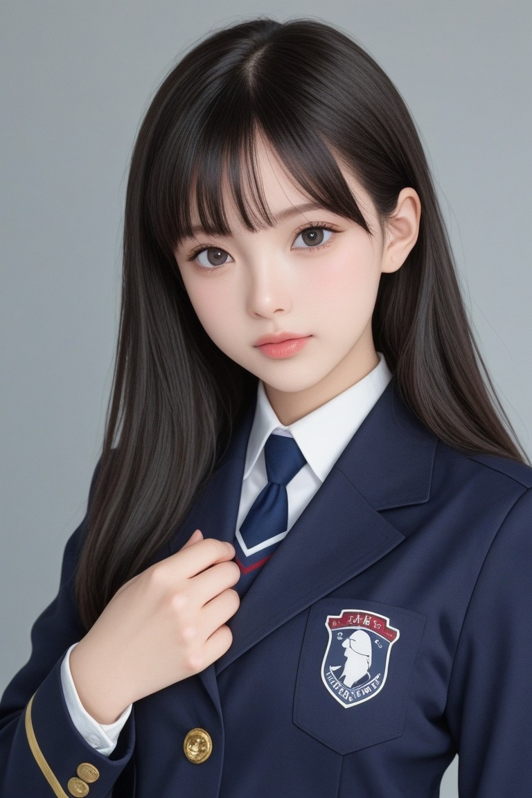 1girl,  solo,  jk uniform on Tensor.Art