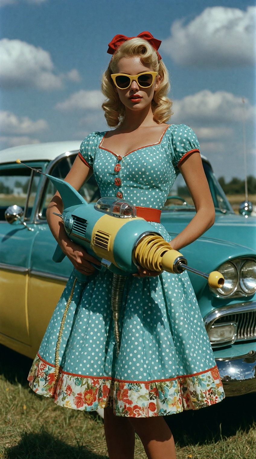 (Authentic,  waist-up analog portrait,  shot on a medium format camera with 105mm lens wide open at f/2.4. Photographed on...