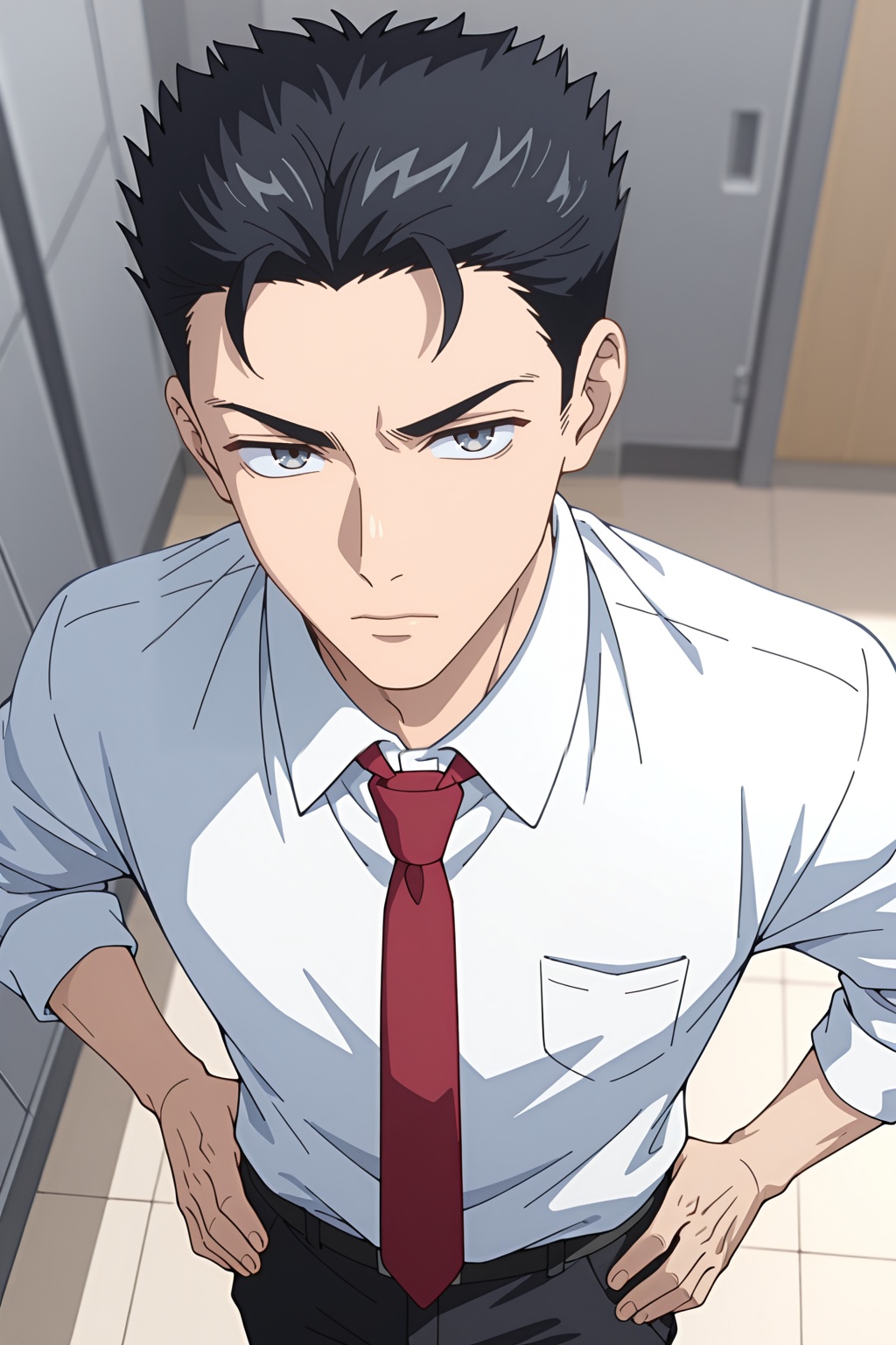 male focus,  1boy,  megumi tennoji on Tensor.Art