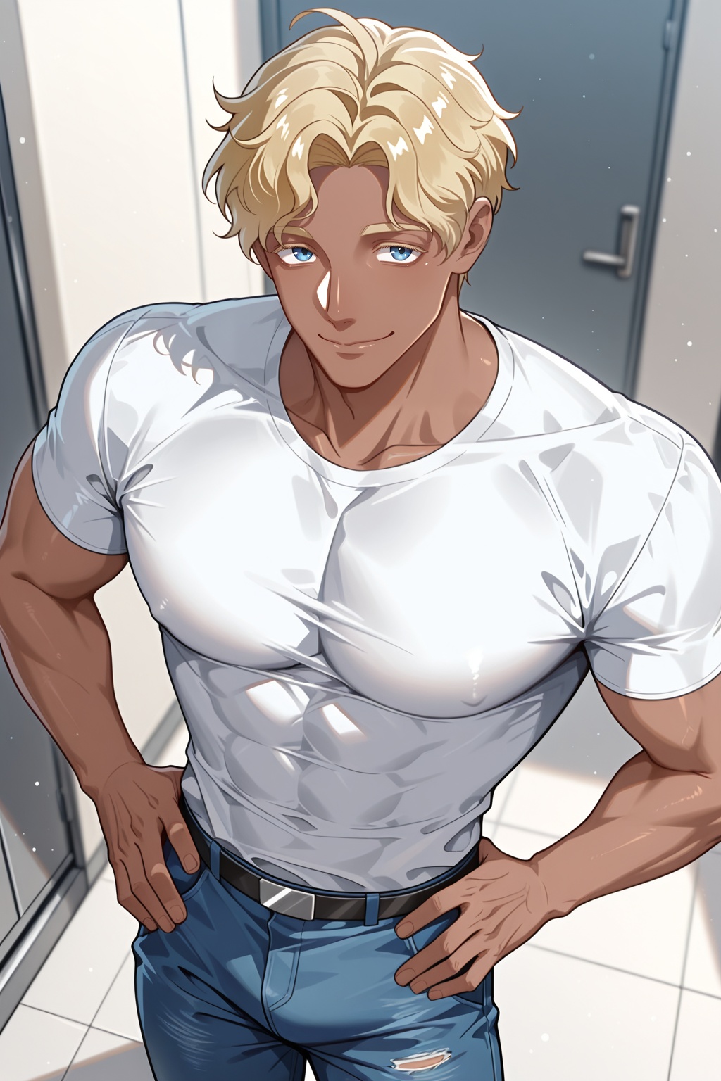 male focus,  1boy,  metatron_rmyaw on Tensor.Art