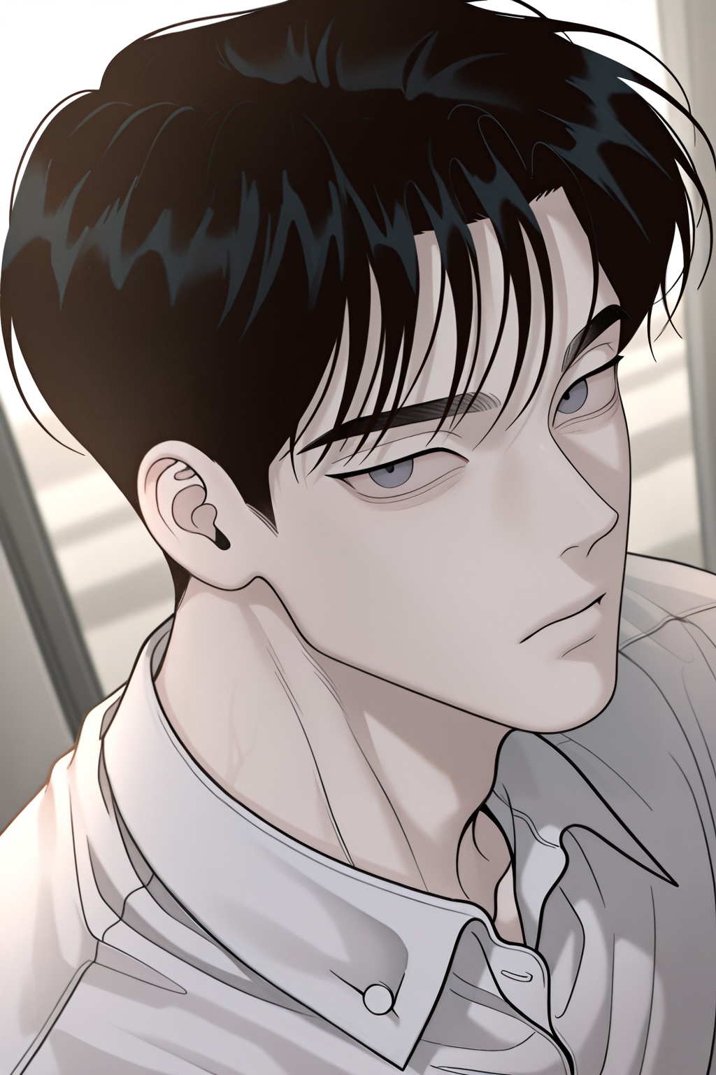 male focus,  1boy,  goo yoon hyuk on Tensor.Art