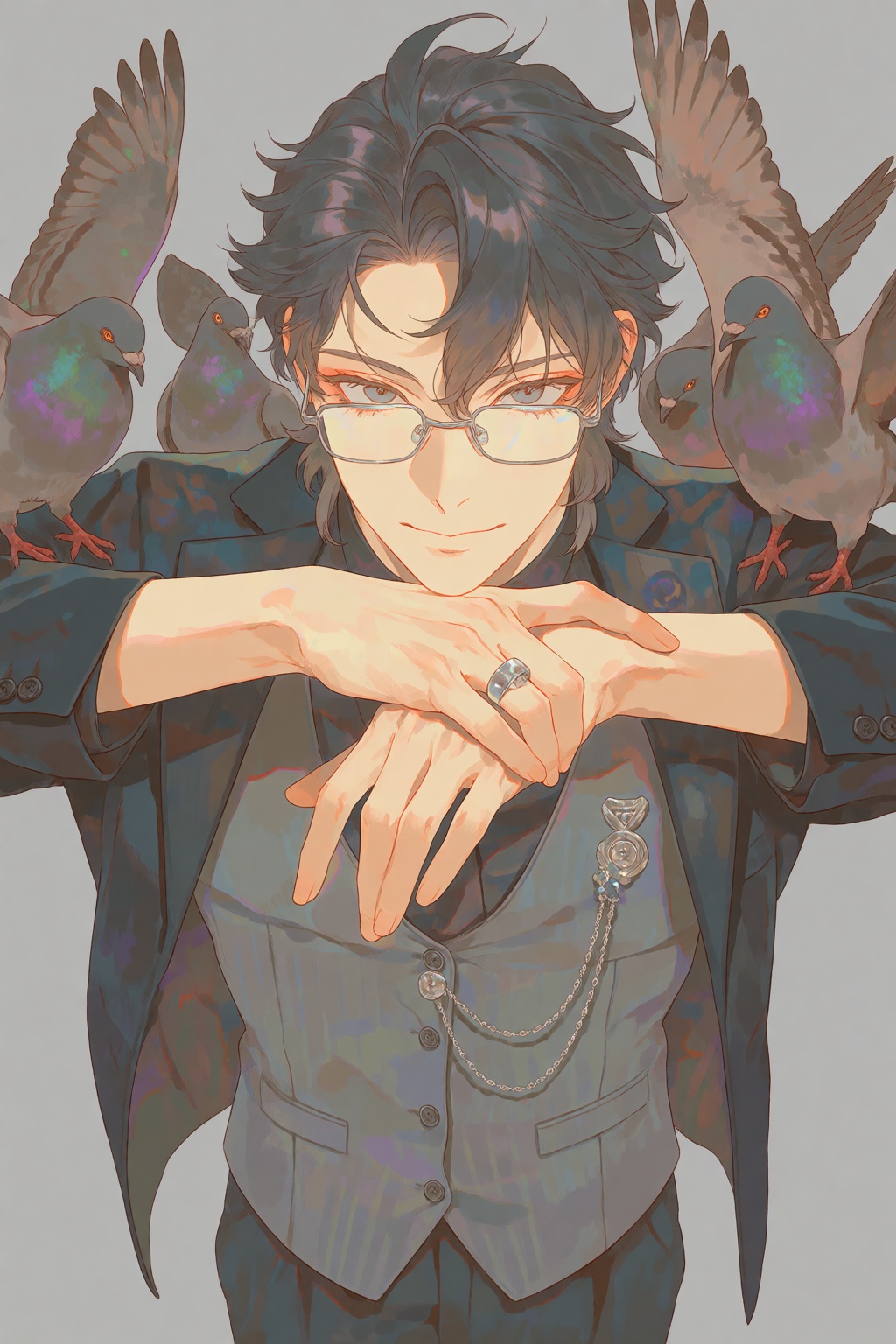 highres,  absurdres,  @mgong520 In this stylized digital illustration on Tensor.Art
