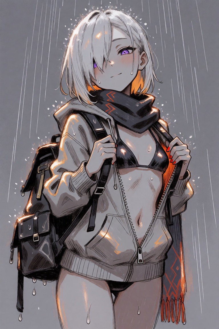 1girl,  backpack,  bag on Tensor.Art
