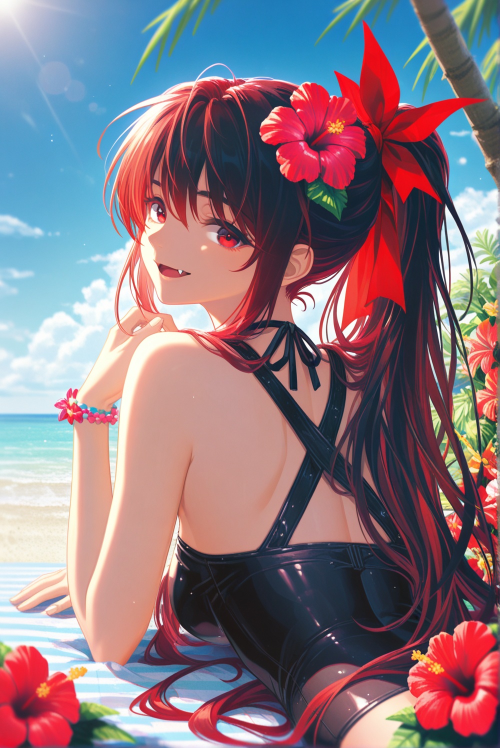 ZeroStyle 1girl,  solo,  long black hair on Tensor.Art