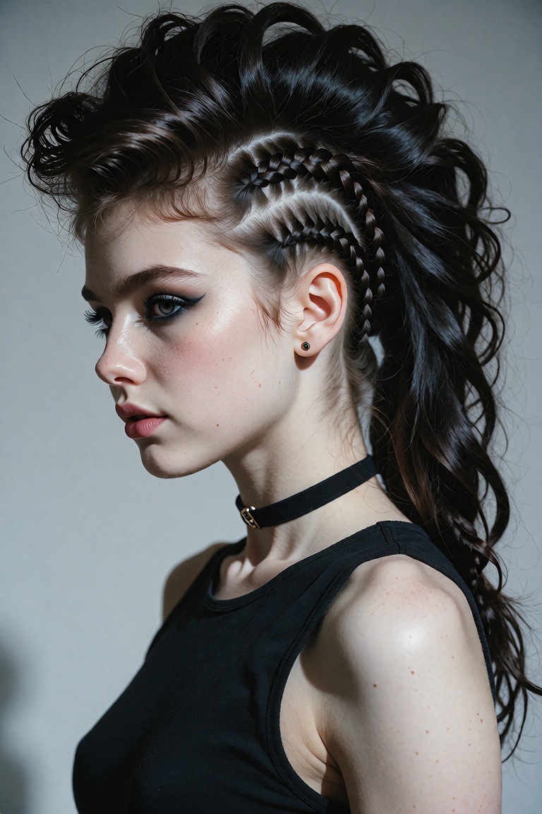 masterpiece,  ultra quality,  retro fashion studio portrait on Tensor.Art