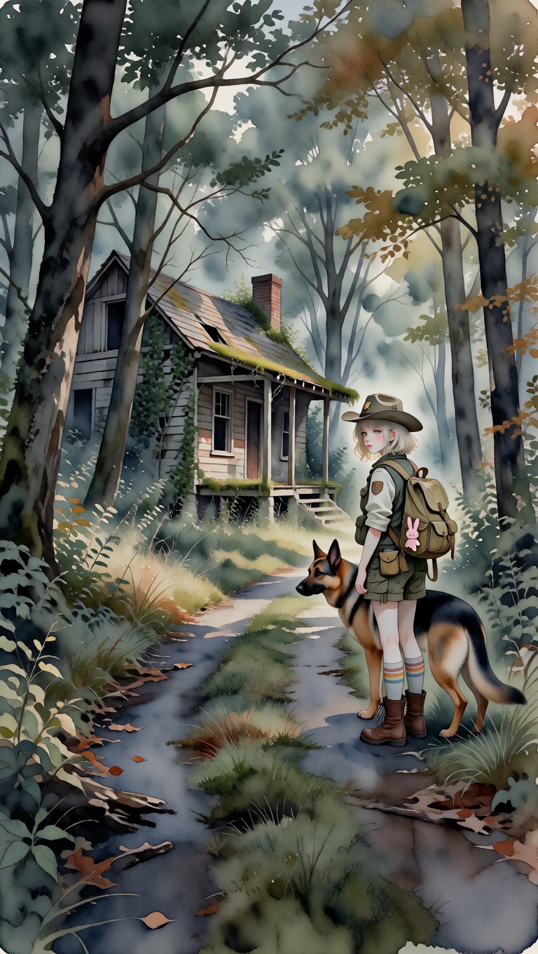 masterpiece,  traditional fine art watercolor painting,  master-level watercolor technique on Tensor.Art