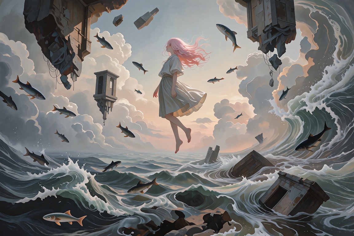 masterpiece,  best quality,  surreal landscape on Tensor.Art