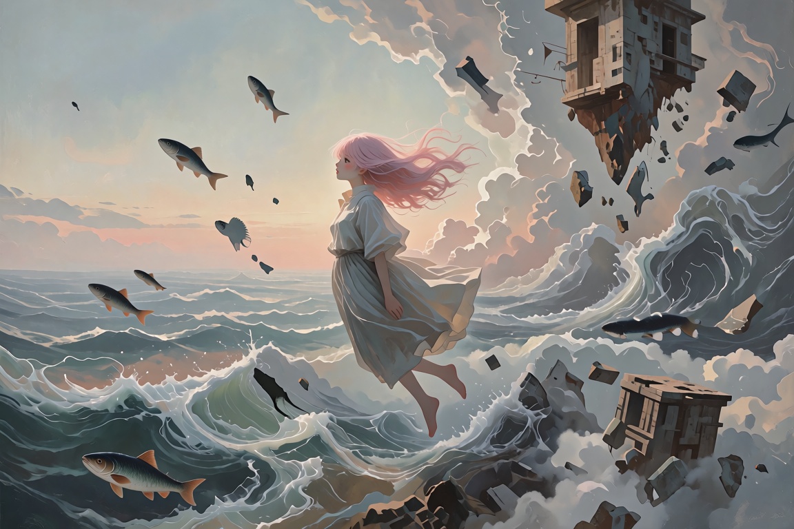 masterpiece,  best quality,  surreal landscape on Tensor.Art