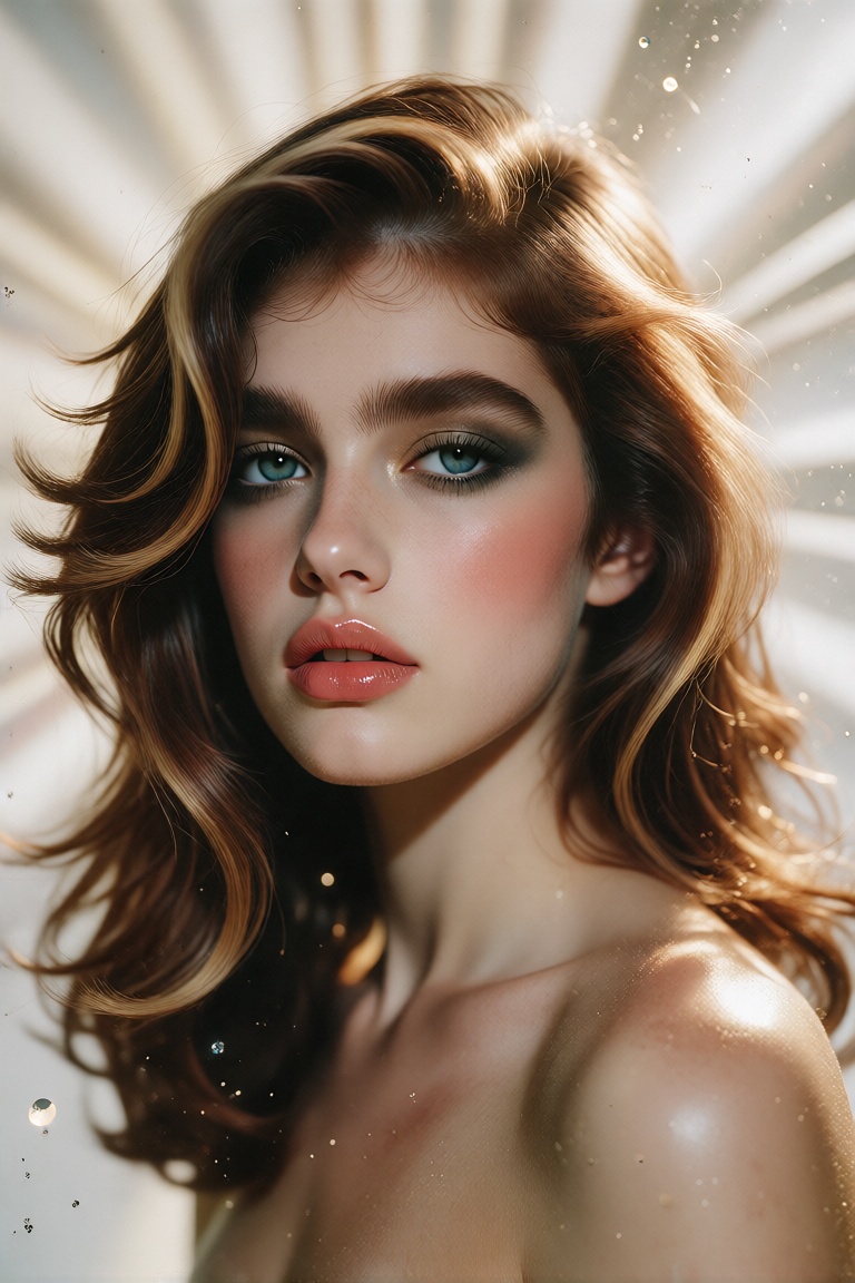 masterpiece,  ultra quality,  retro fashion studio portrait on Tensor.Art