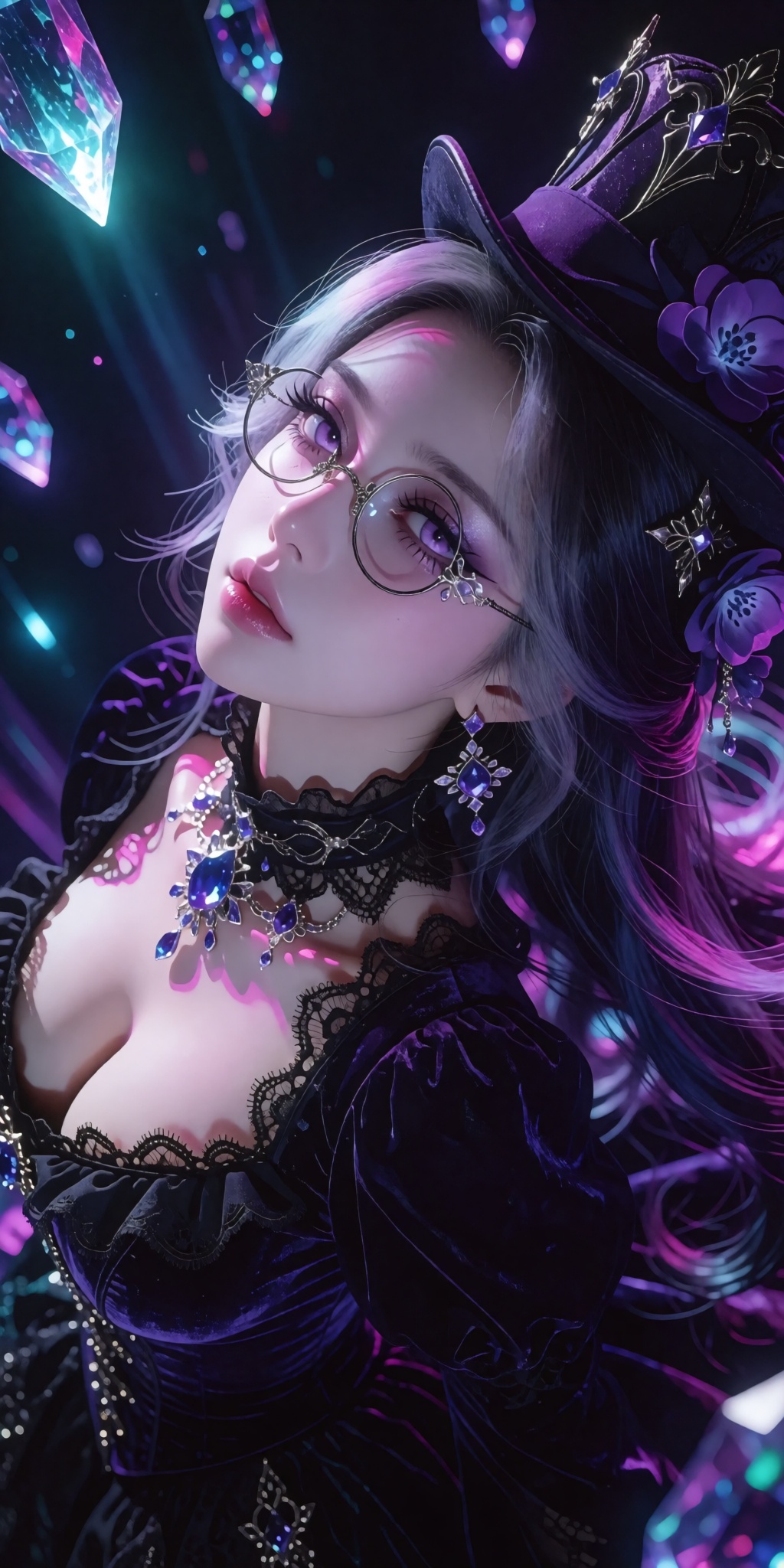 A breathtaking,  museum-grade digital illustration presented in a dramatic Dutch angle close-up,  highlighting a solitary...