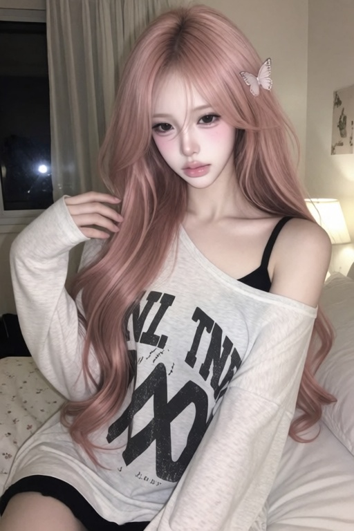 1girl,  beautiful Korean idol visual,  delicate feminine facial features on Tensor.Art