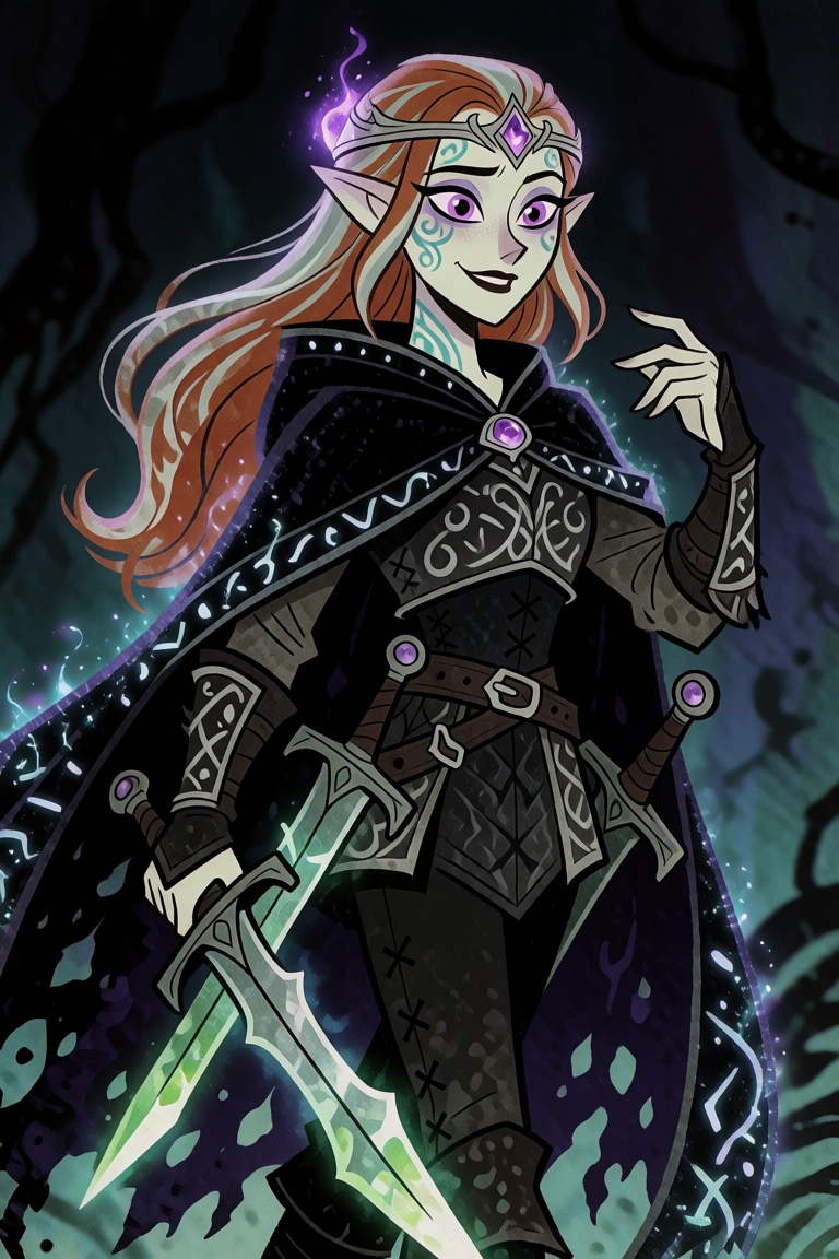 Imagine a character named Thaldrin the Shadowweaver,  a rogue with a mysterious past. Standing at 5'8",  Thaldrin has a li...
