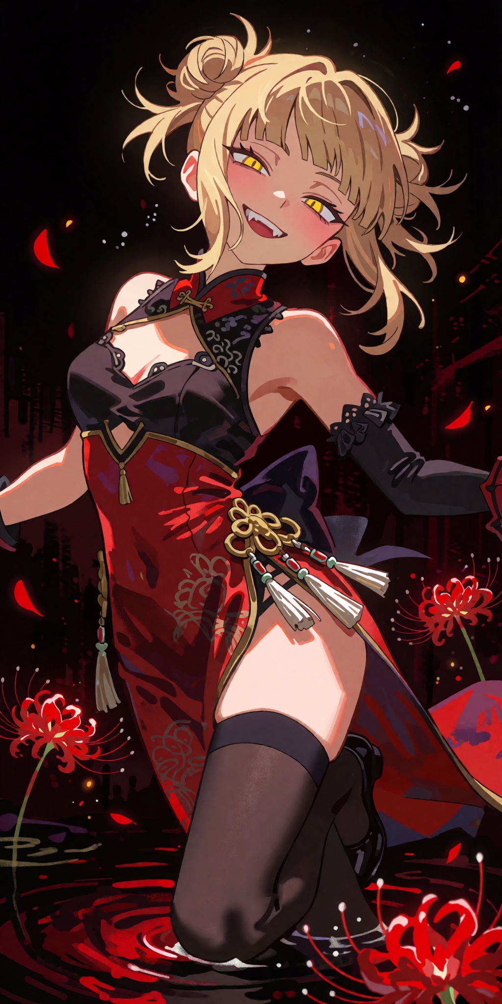 1girl,  toga himiko,  messy blonde hair on Tensor.Art
