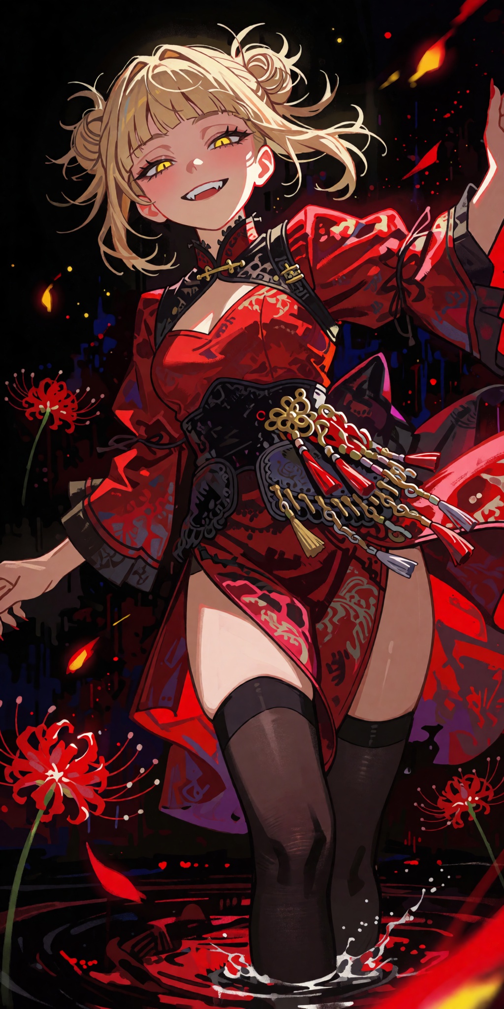 1girl,  toga himiko,  messy blonde hair on Tensor.Art