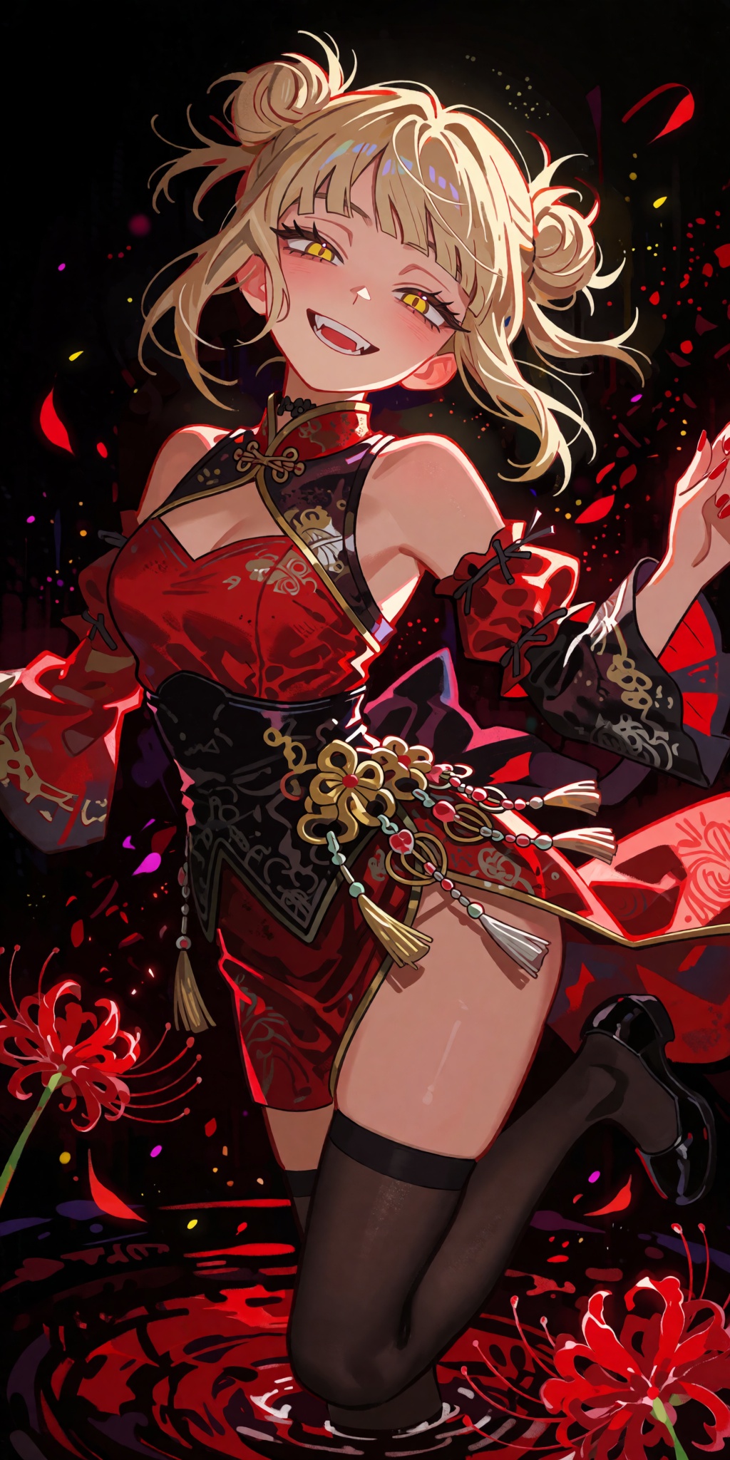 1girl,  toga himiko,  messy blonde hair on Tensor.Art