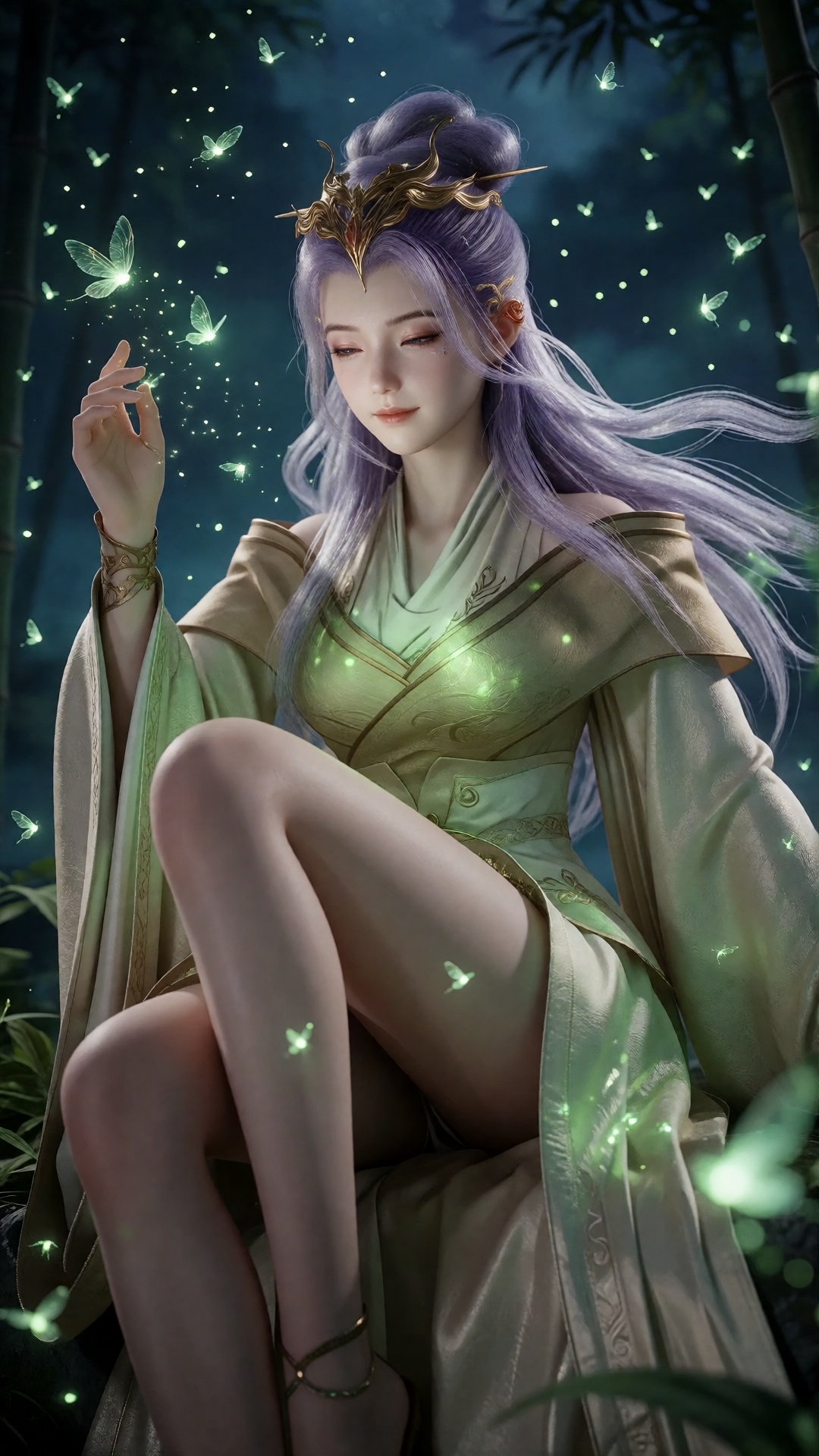 中景画面,  一位美丽女子YX,  YX clothes by 月恋-❀ on Tensor.Art
