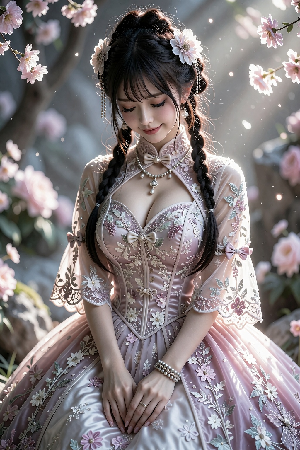 Hyper-realistic,  Sadness|Smile|Melancholy|sad|shy,  Ethereal on Tensor.Art