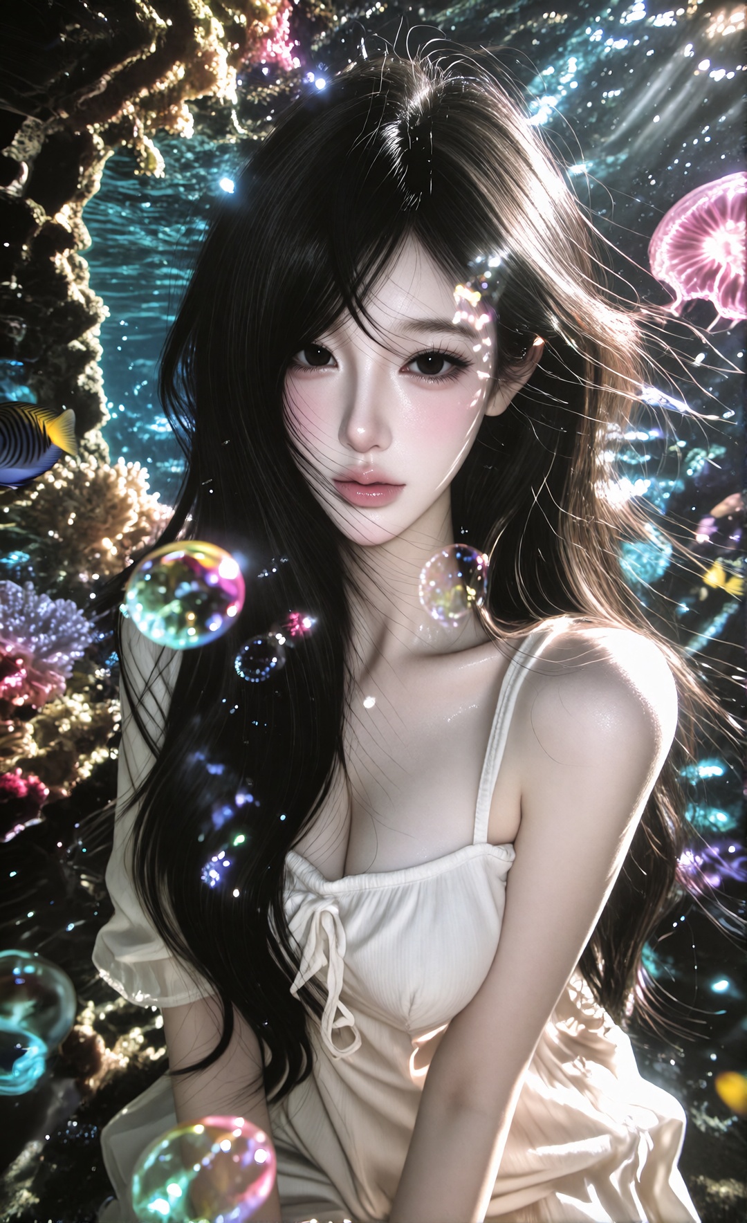 beautiful young ***** woman,  original female OC,  feminine and captivating appearance on Tensor.Art