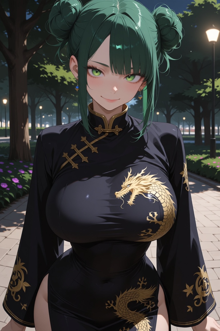 solo,  1 Japanese girl,  green eyes on Tensor.Art