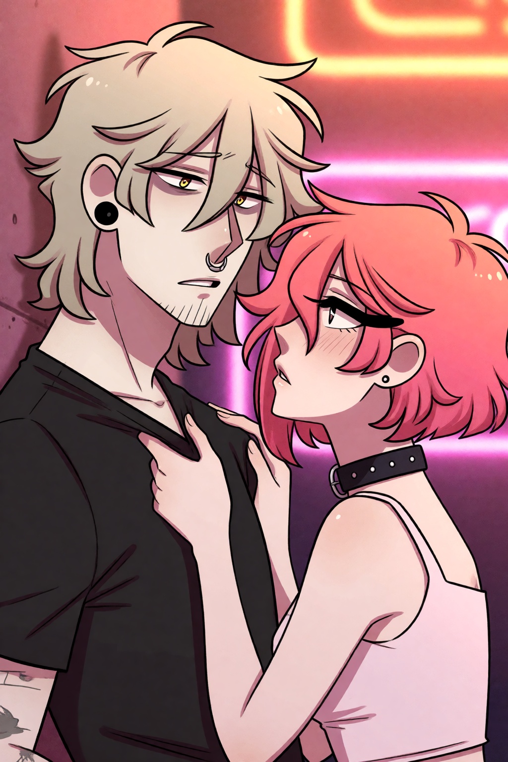 highres,  absurdres,  @pookiesenpai A man with messy ash-blonde hair on Tensor.Art