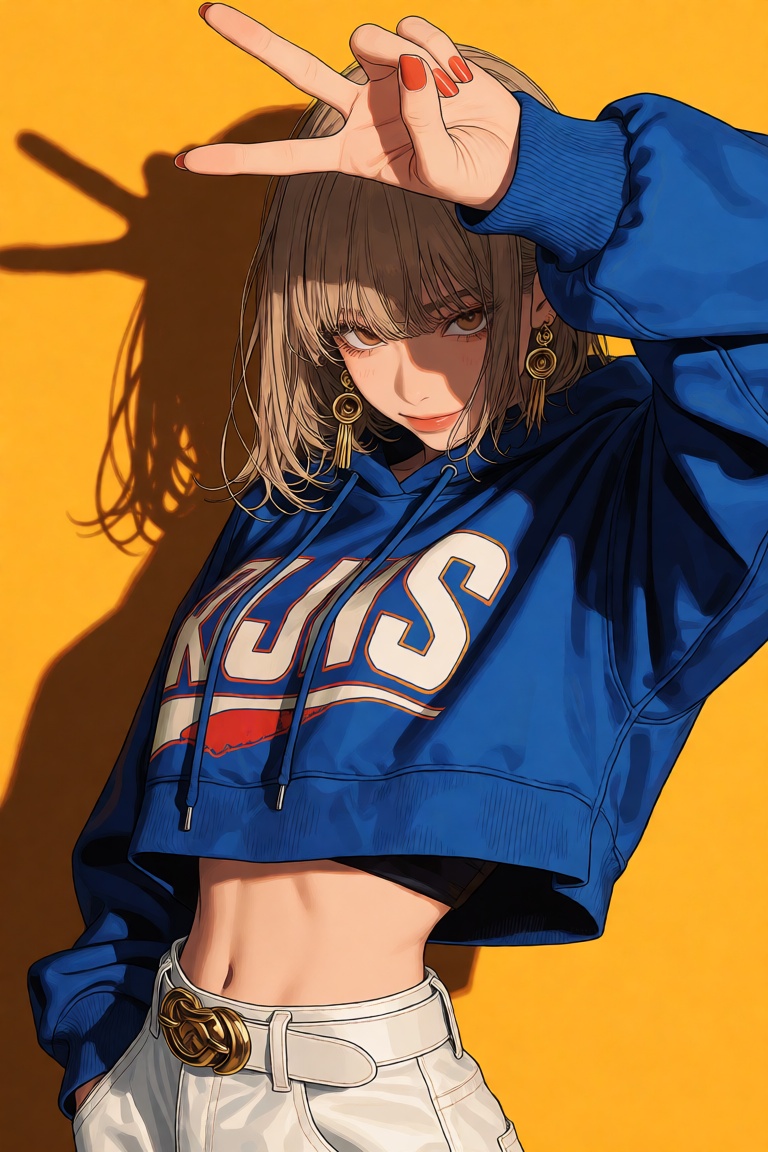 @NIJISIS,  anime-style,  a woman with light brown hair on Tensor.Art