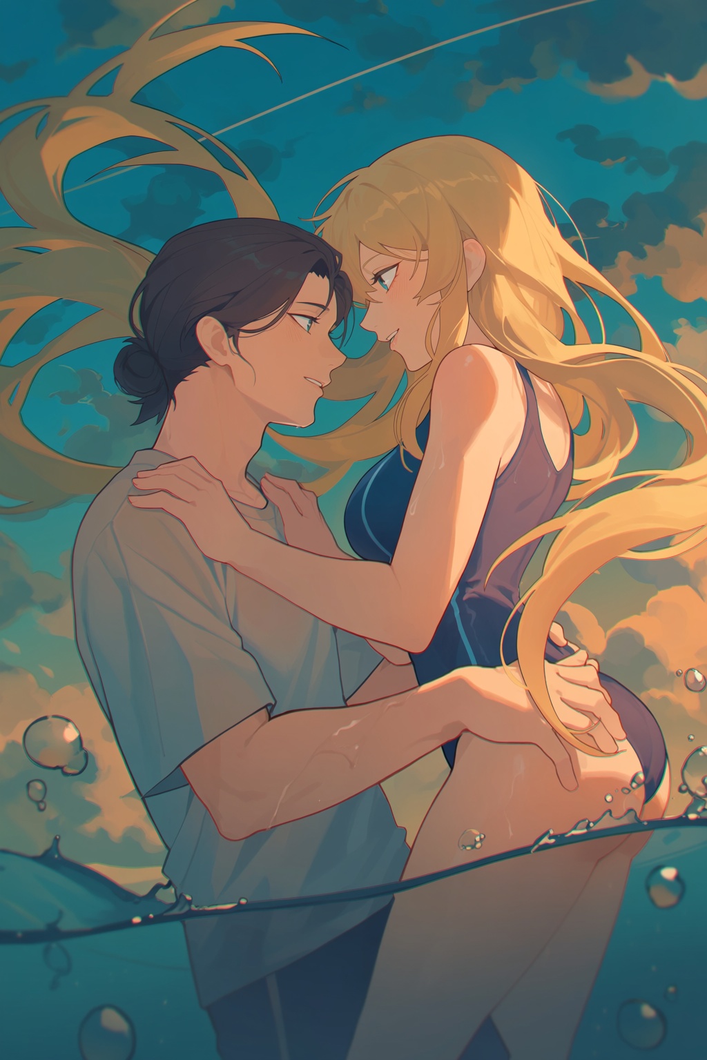 highres,  absurdres,  @xiao_xiaolong In this vibrant anime-style illustration on Tensor.Art