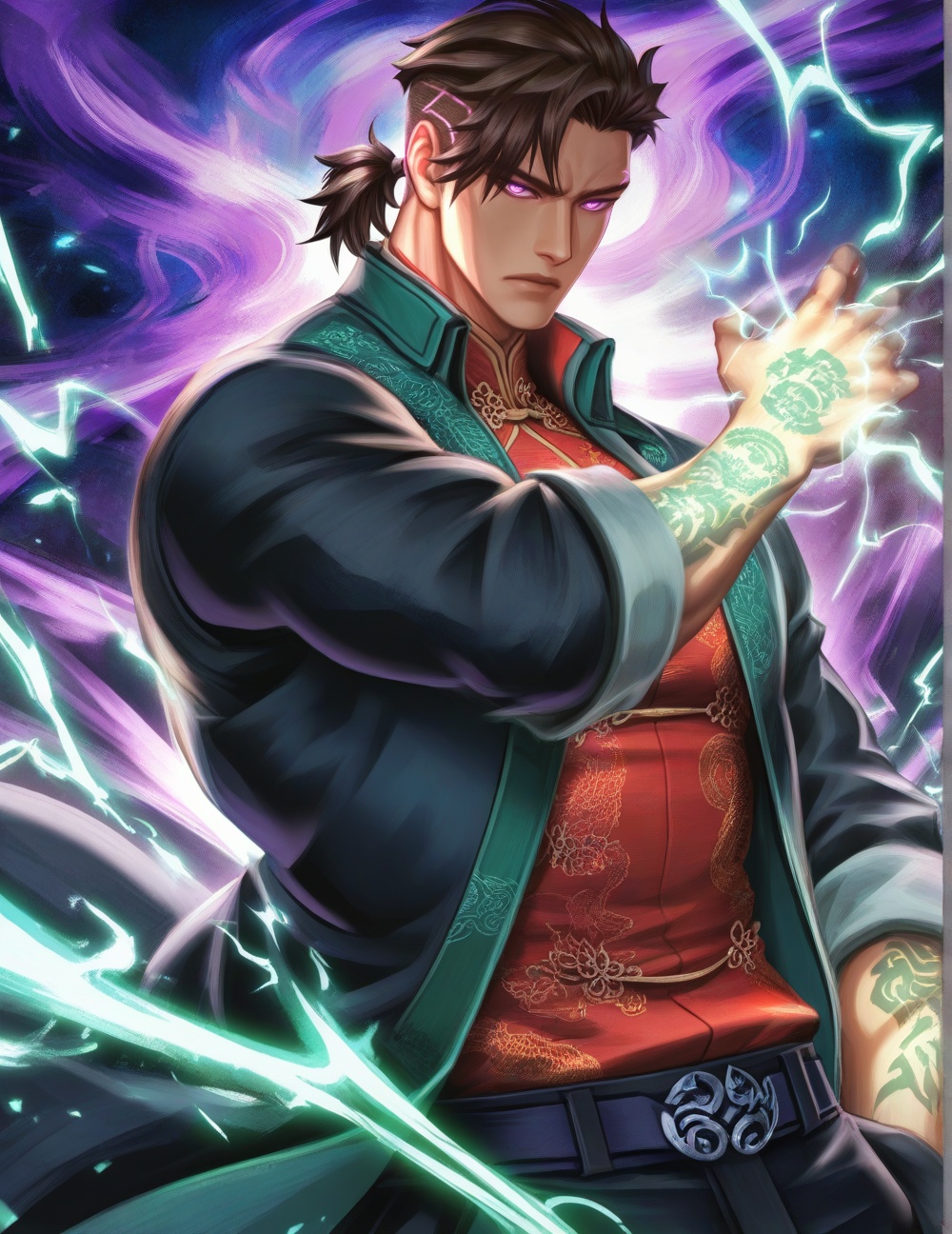 detailed background,  detailed face and eyes,  perfect anatomy on Tensor.Art