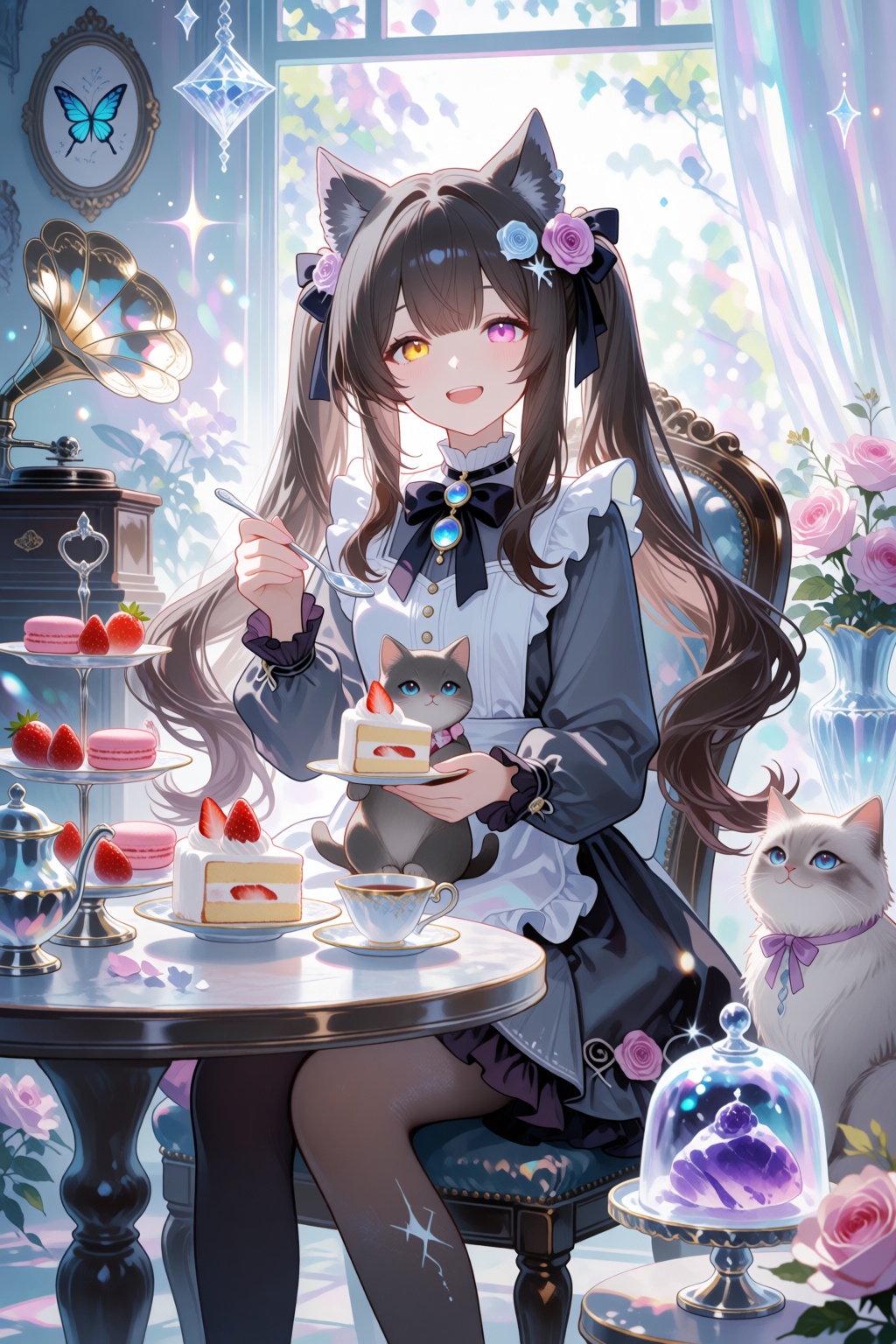 A cinematic anime illustration with a dreamy and ethereal atmosphere,  soft natural lighting,  delicate details on Tensor.Art
