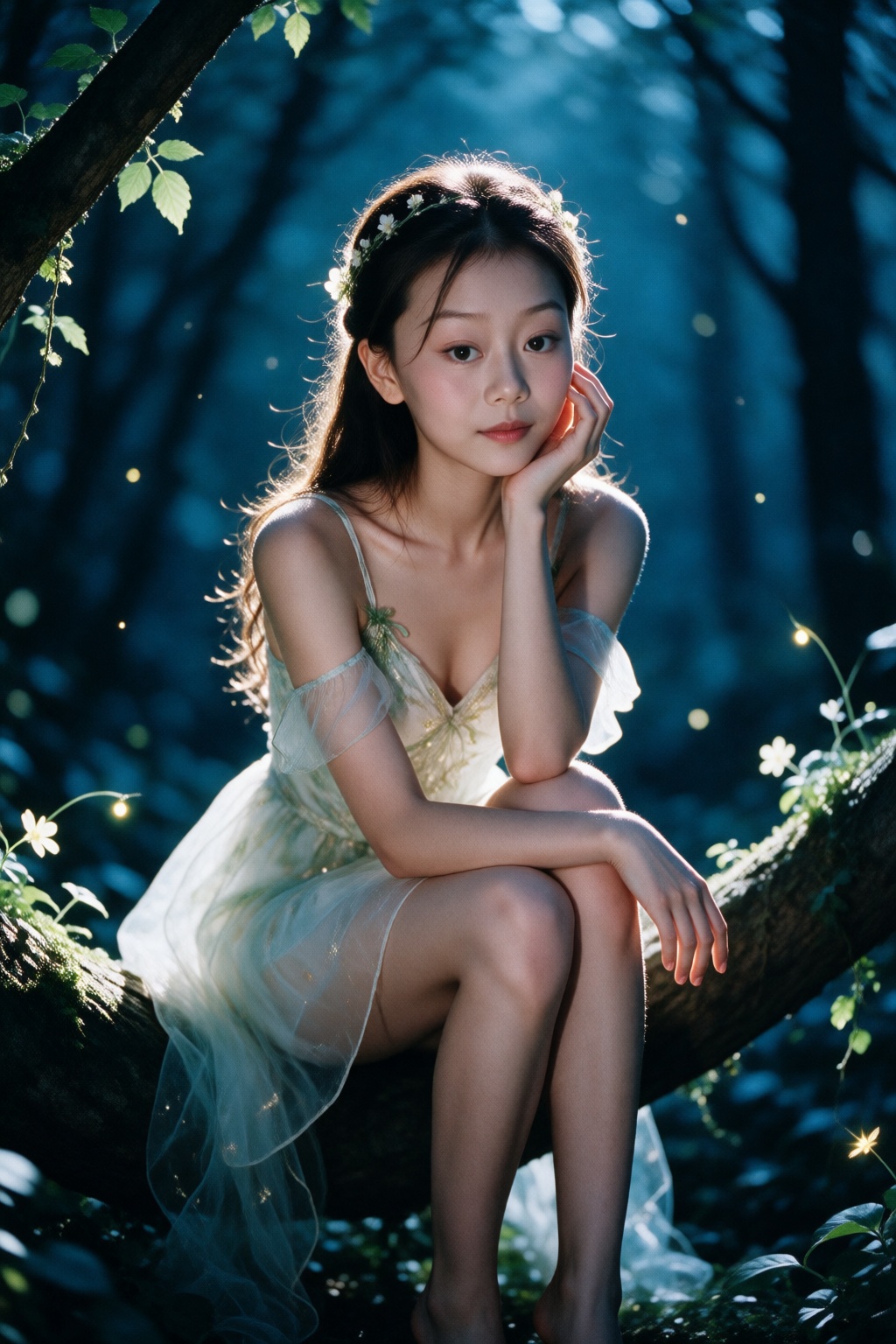 photorealistic fashion editorial photoshoot,  real ***** east asian woman,  magazine spread on Tensor.Art