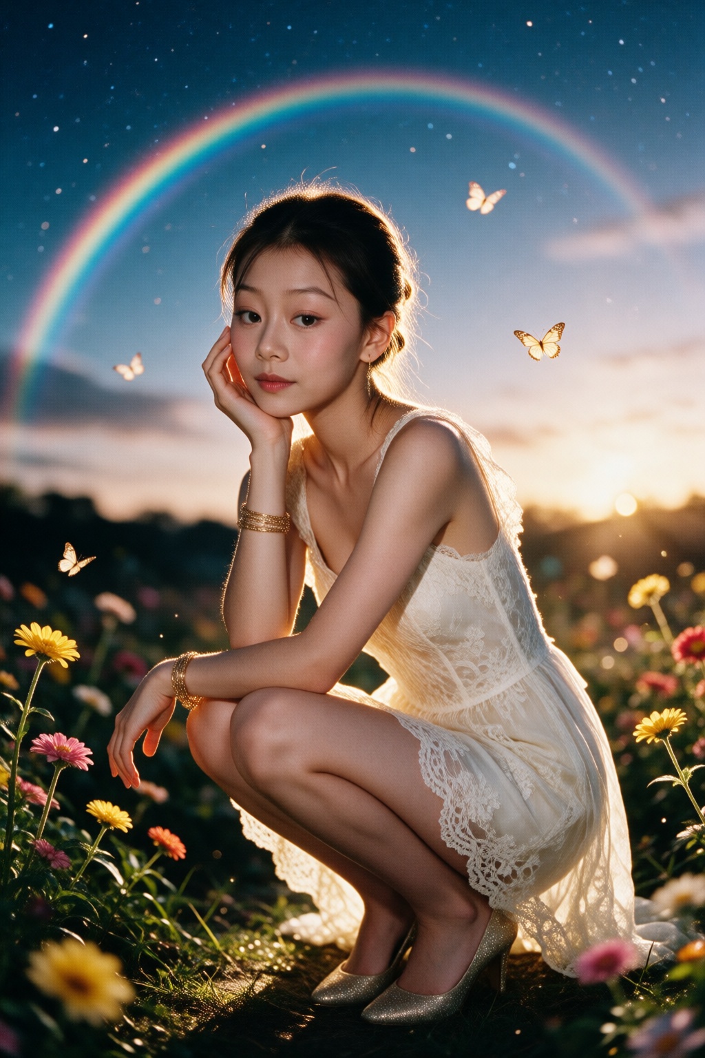 photorealistic fashion editorial photoshoot,  real ***** east asian woman,  magazine spread on Tensor.Art