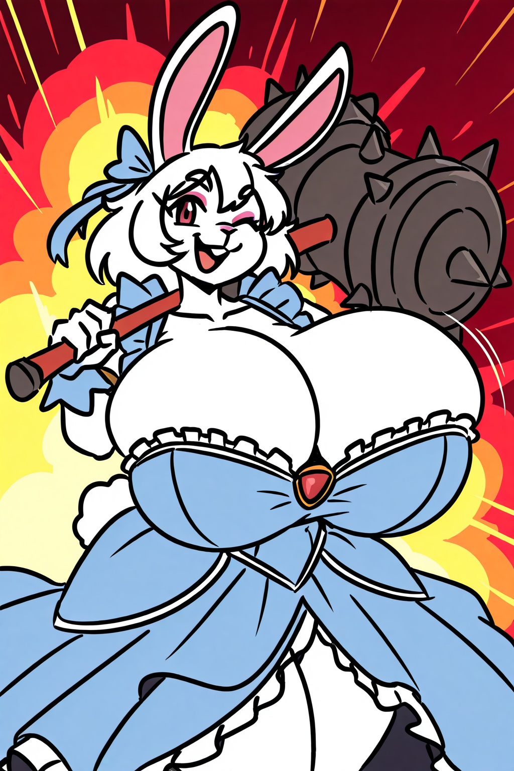 1girl,  anthro,  rabbit girl on Tensor.Art