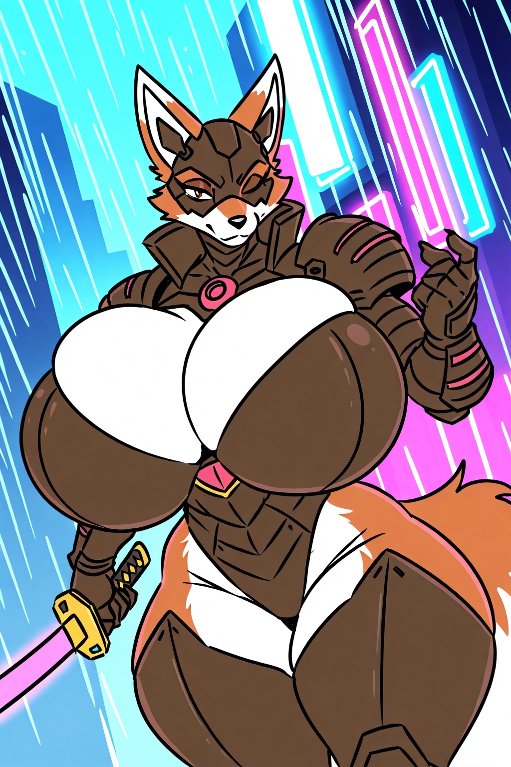 1girl,  anthro,  kitsune on Tensor.Art