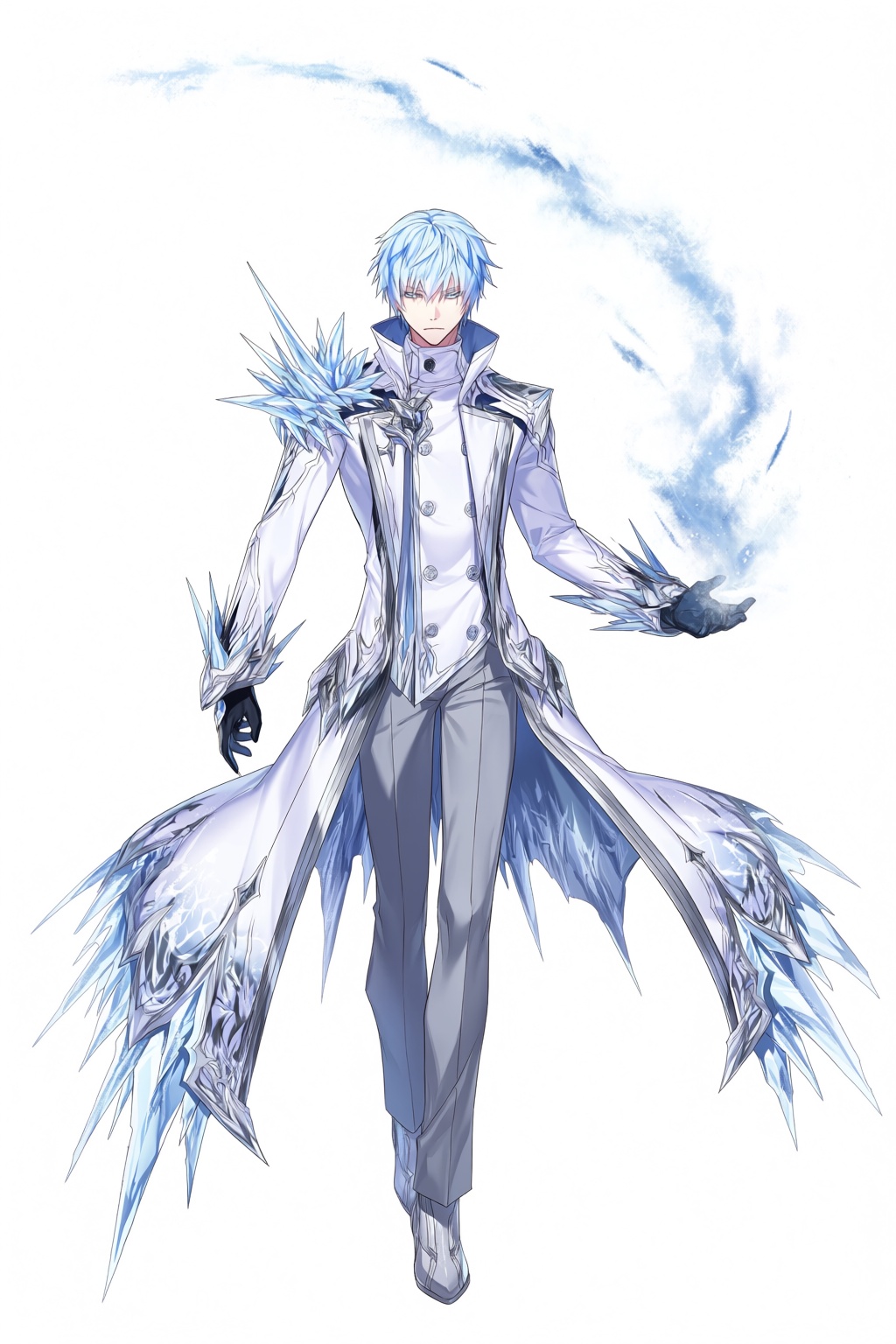 highres,  absurdres,  @dd_(vktr4837) A pale-skinned man with short on Tensor.Art