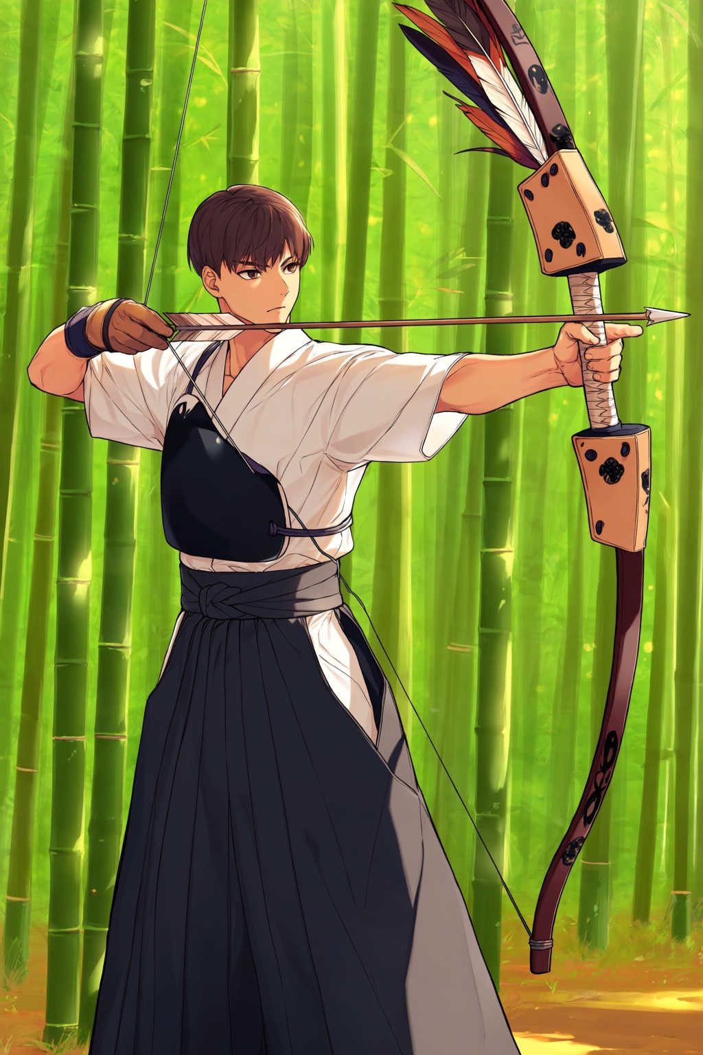 highres,  absurdres,  @dd_(vktr4837) A young man with short on Tensor.Art