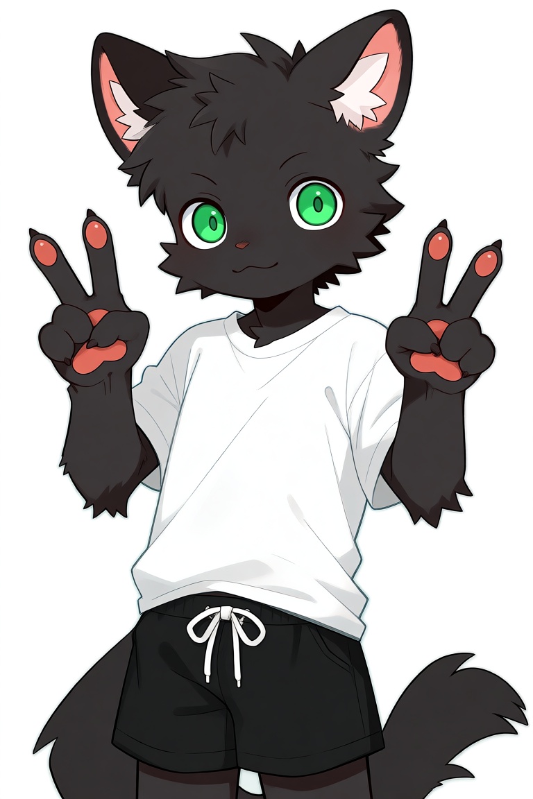 artist:bsky,  furry-anime style. 1boy,  young boy on Tensor.Art
