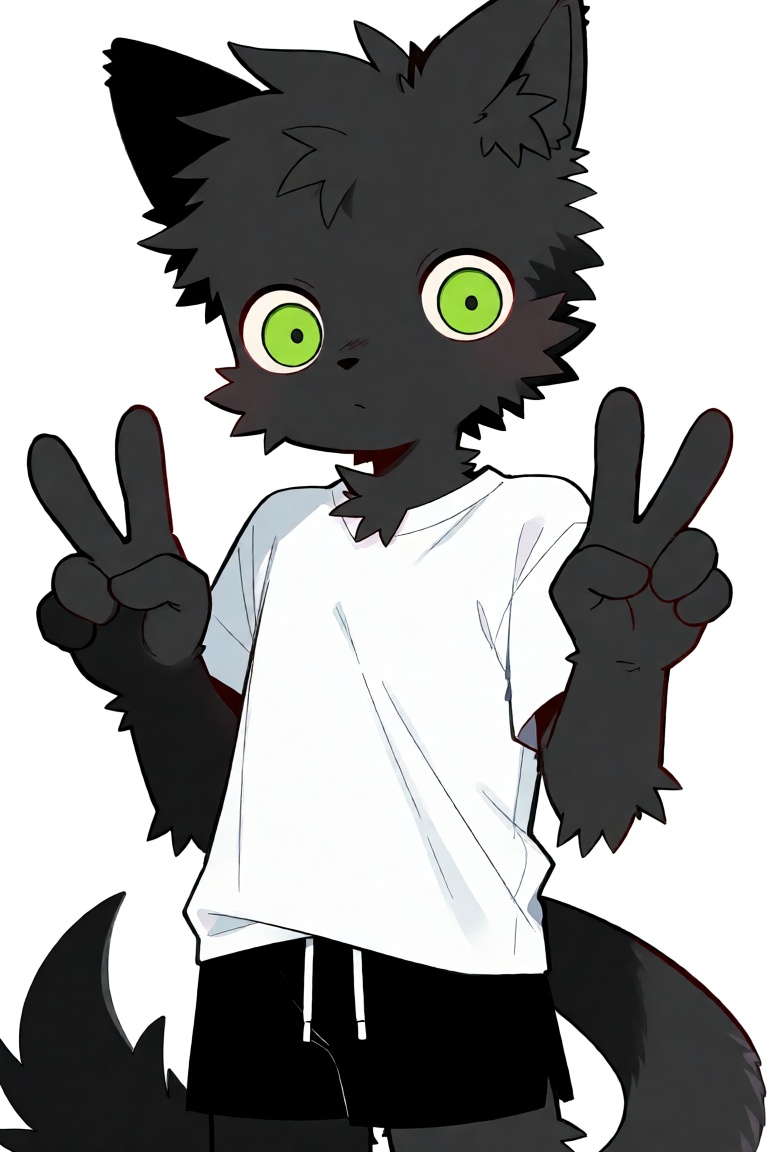 artist:bsky,  furry-anime style. 1boy,  young boy on Tensor.Art