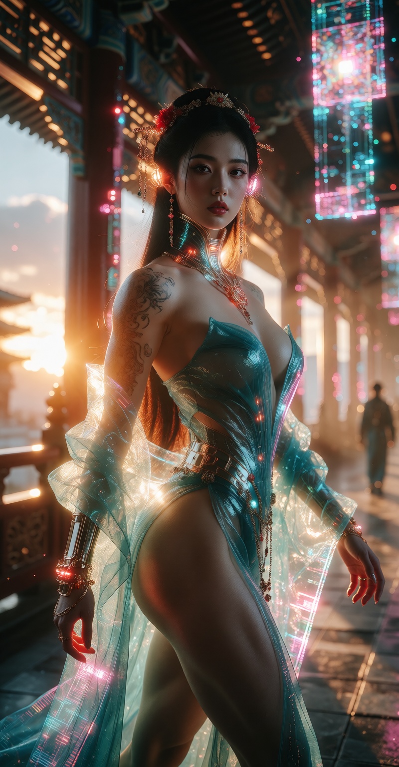 (Atmospheric Lighting,  High Contrast,  Cinematic Lighting on Tensor.Art
