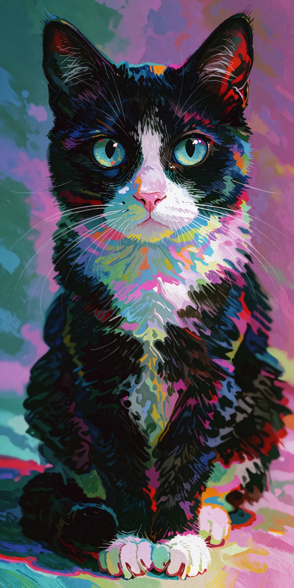 abstract,  colorful,  sharp details on Tensor.Art