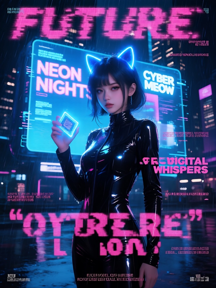 Qwen‑image 潮流海报版式设计 by BP-miaomiao on Tensor.Art