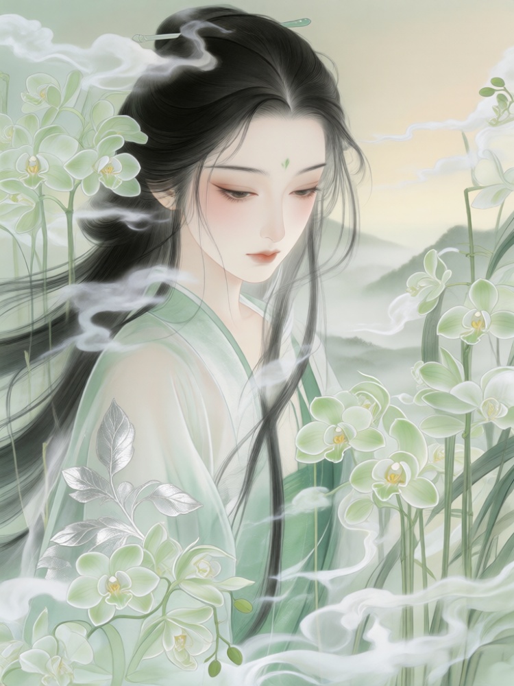 Qwen‑image 仙气工笔国风仕女 by 小狗宾利 on Tensor.Art