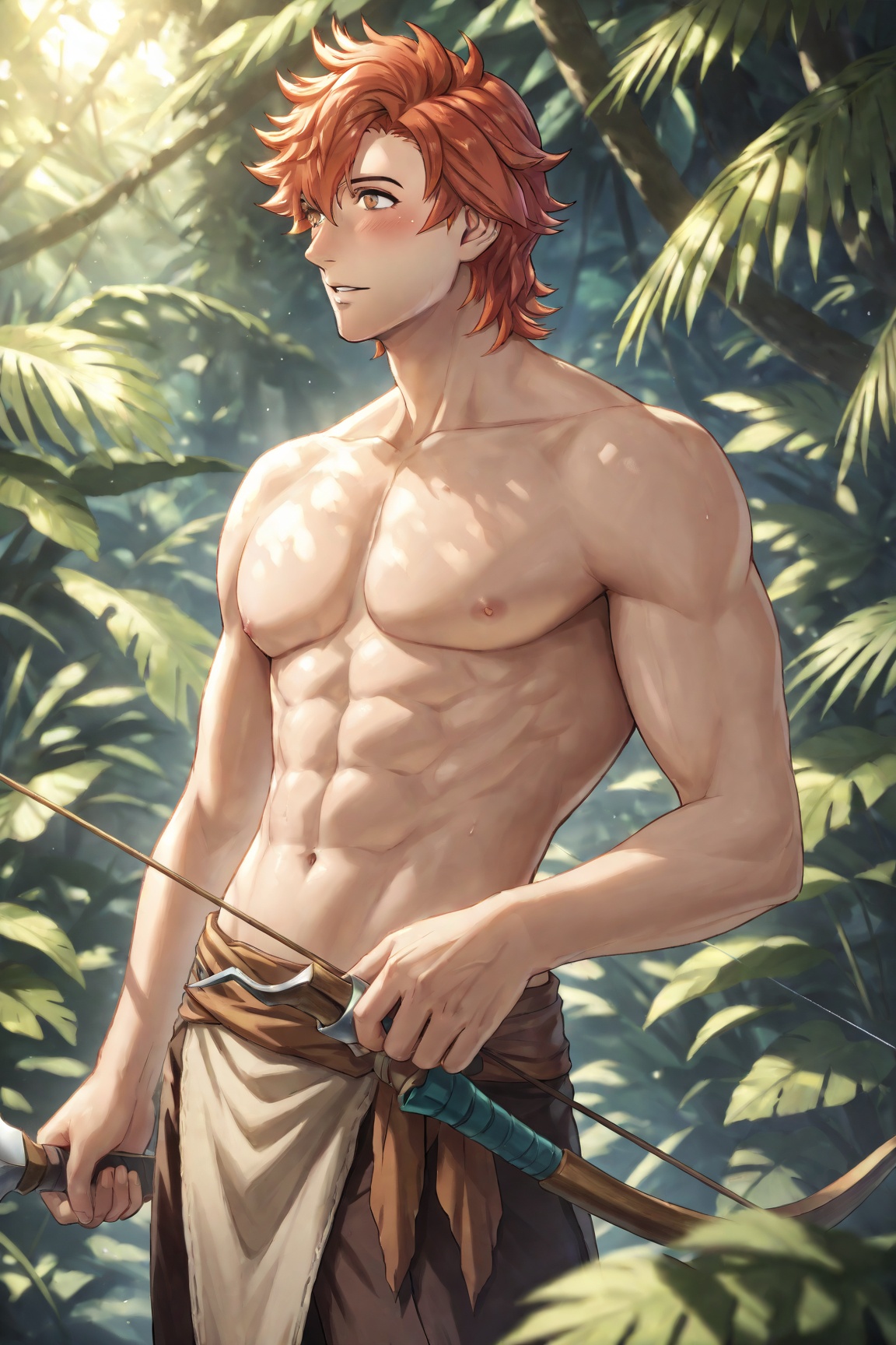 1boy,  Sylvain Jose Gautier,  red hair on Tensor.Art