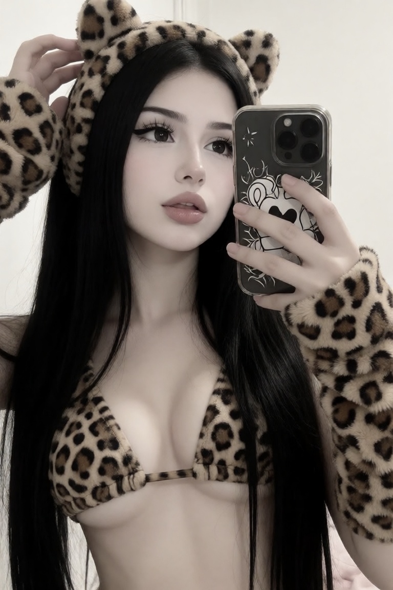 1girl,  solo,  mirror selfie on Tensor.Art