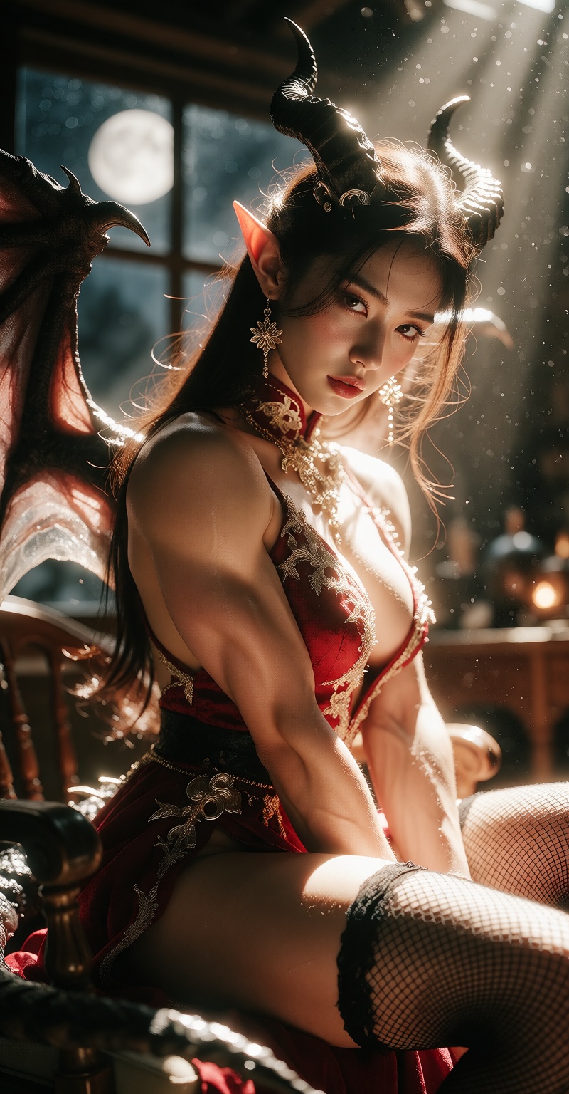 ( *****,  solo,  muscular body on Tensor.Art