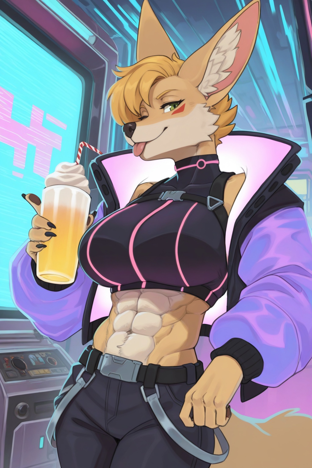 cowboy shot,  dutch angle,  1girl on Tensor.Art