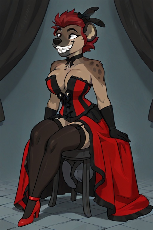 Nora,  furry,  1 woman on Tensor.Art
