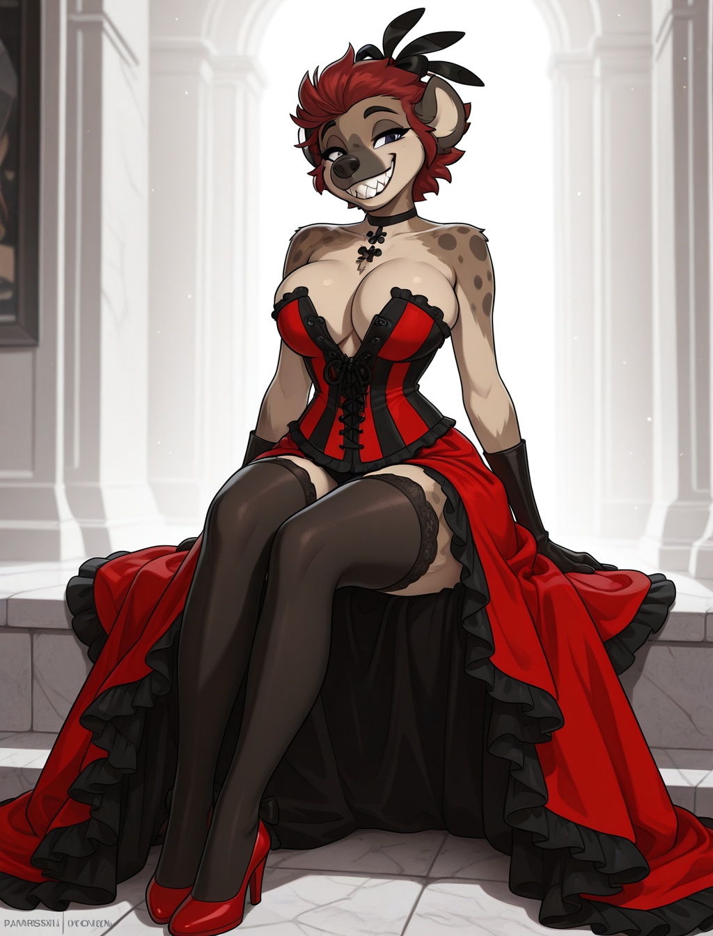 Nora,  furry,  1 woman on Tensor.Art