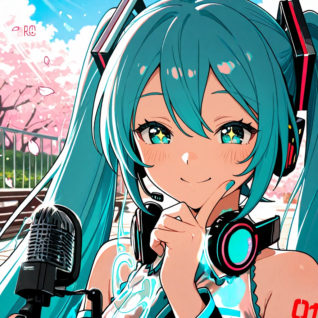 1. Idol Bedroom Hatsune Miku,  pure anime style,  extreme close-up bust portrait on Tensor.Art