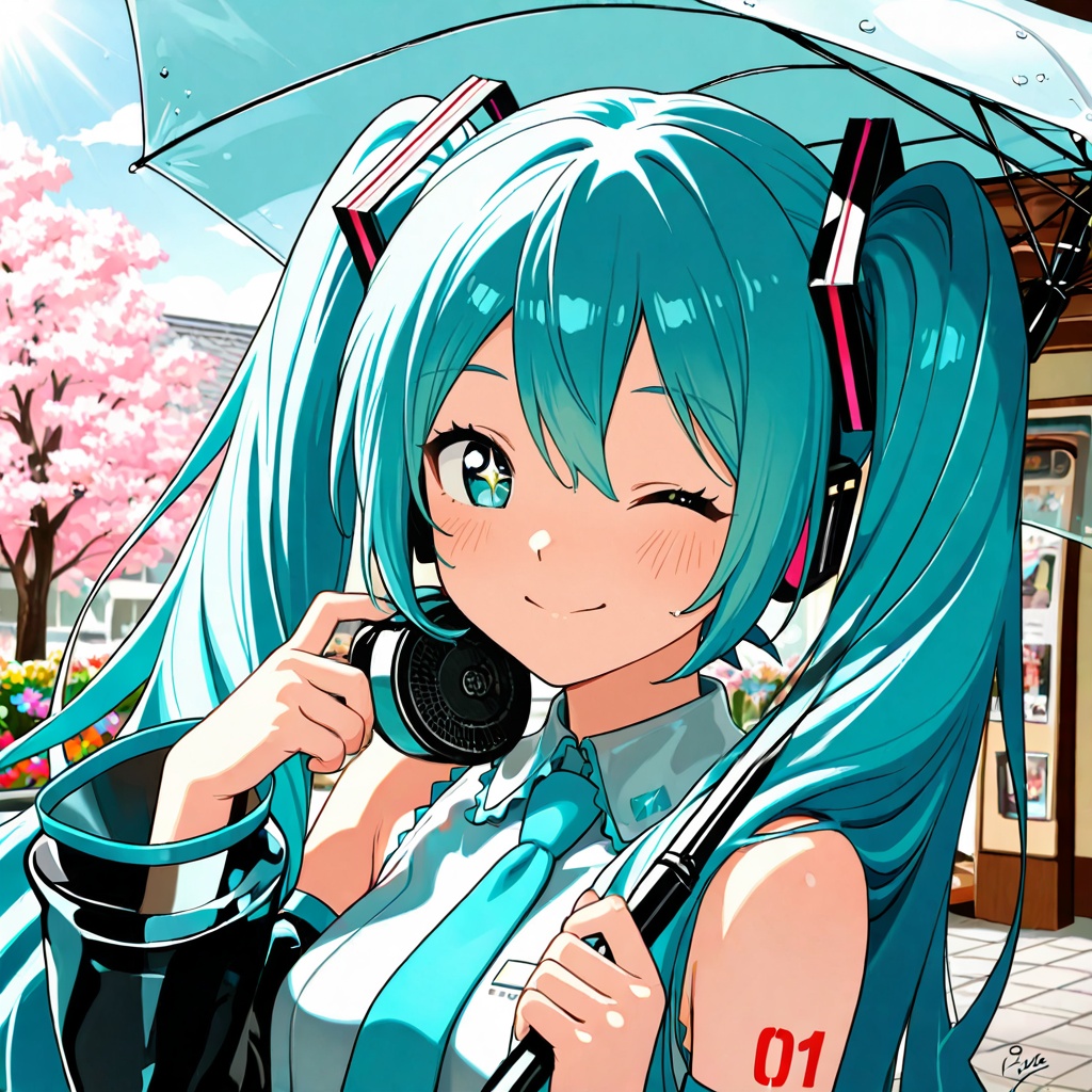 1. Idol Bedroom Hatsune Miku,  pure anime style,  extreme close-up bust portrait on Tensor.Art