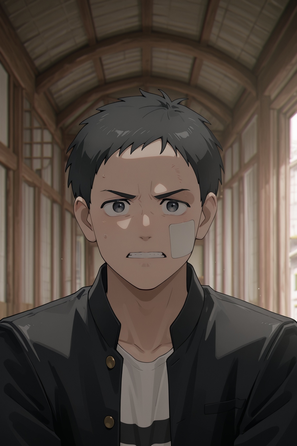naohiro sasaki,  black hair,  black eyes on Tensor.Art