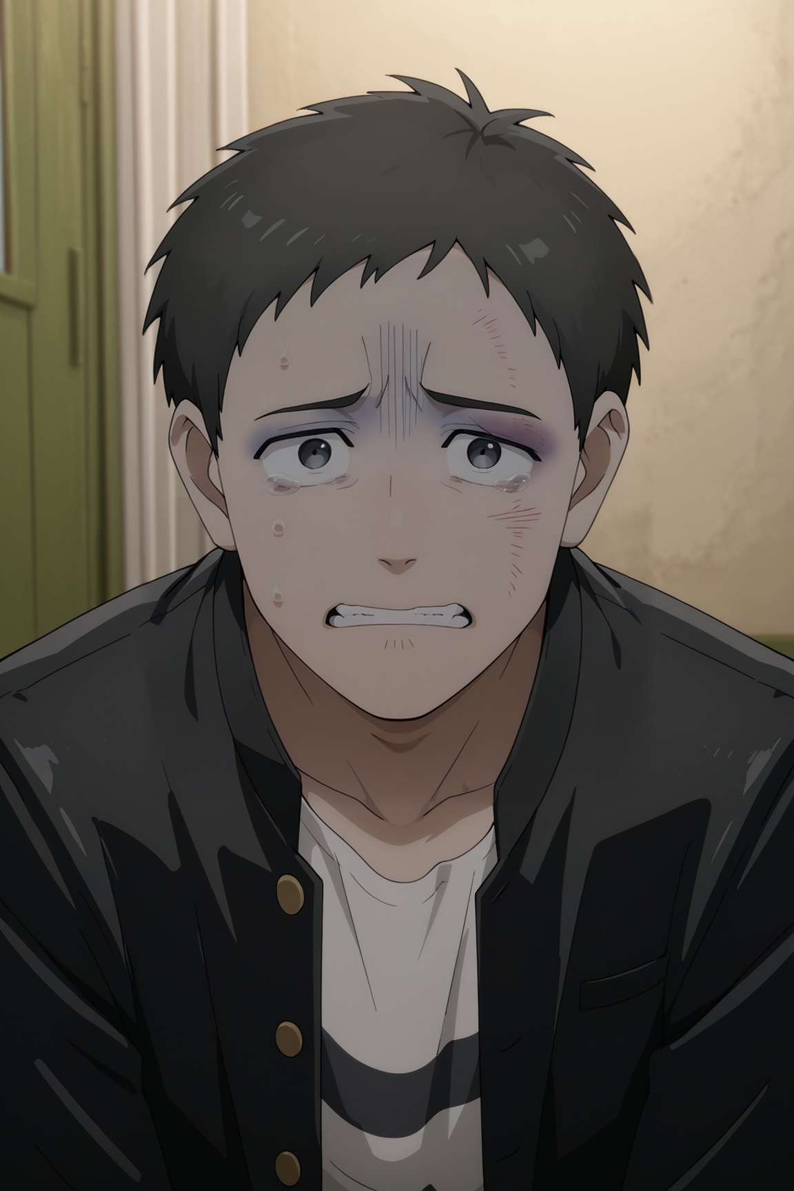 naohiro sasaki,  black hair,  black eyes on Tensor.Art